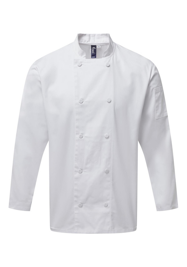 Chaqueta de Chef Unisex – Manga Larga y Transpirable