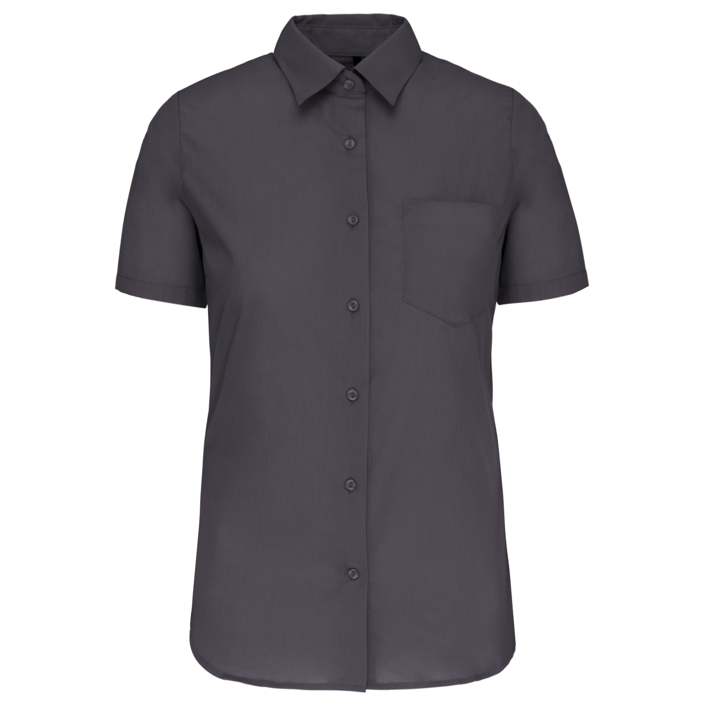 CAMISA POPELINA MANGA CORTA MUJER -K544