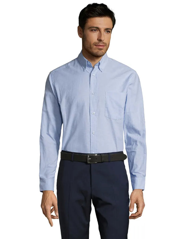 Camisa Oxford Hombre Premium – Corte Recto, Personalizable