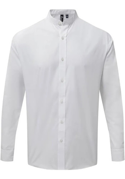 Camisa Cuello Mao Unisex – Manga Larga, Personalizable