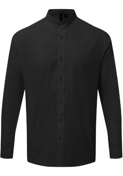 Camisa Cuello Mao Unisex – Manga Larga, Personalizable