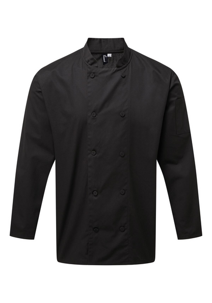 Chaqueta de Chef Unisex – Manga Larga y Transpirable