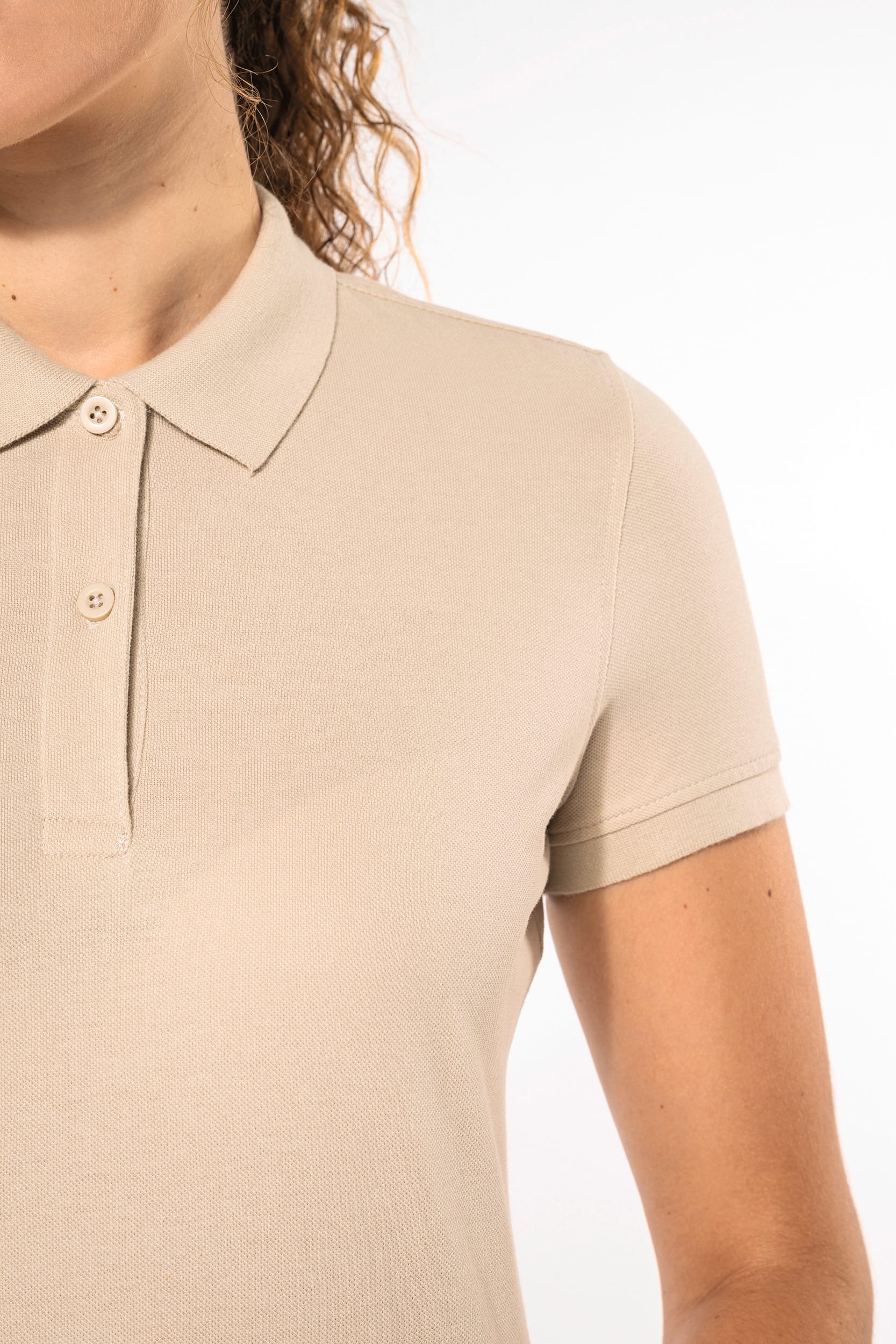 Polo piqué Bio180 mujer