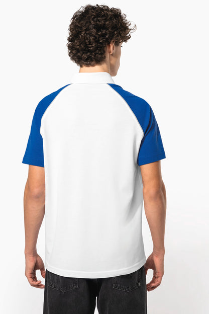 Polo baseball manga corta