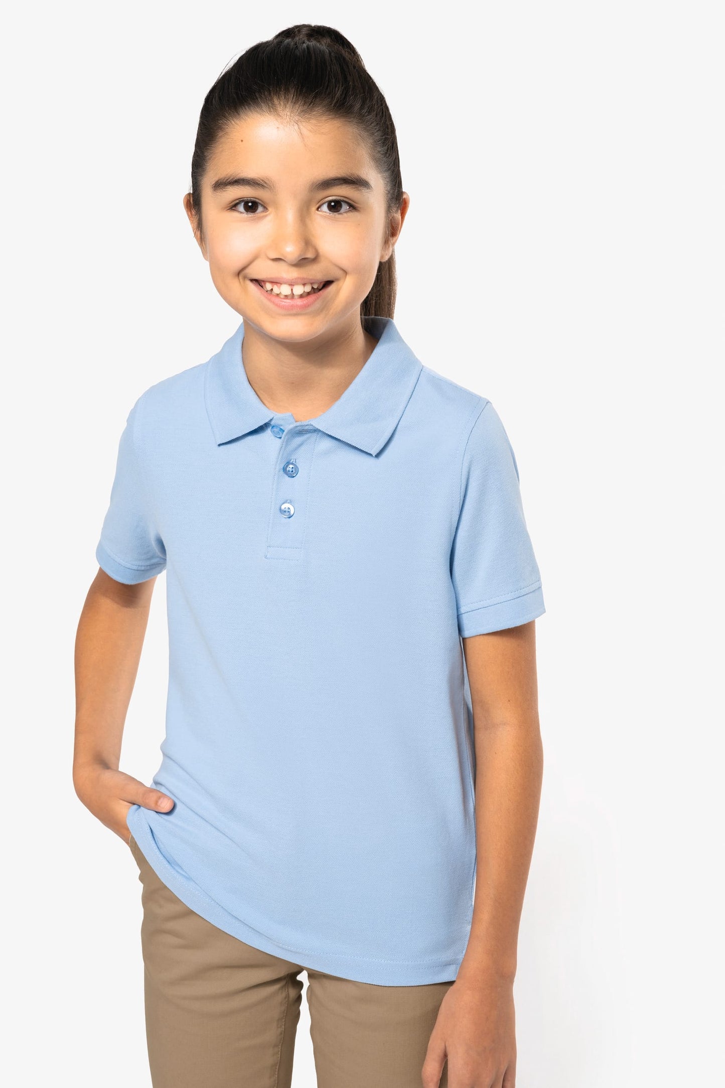 Polo manga corta infantil