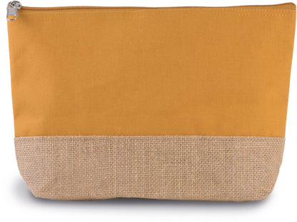 Estuche de algodón canvas y yute