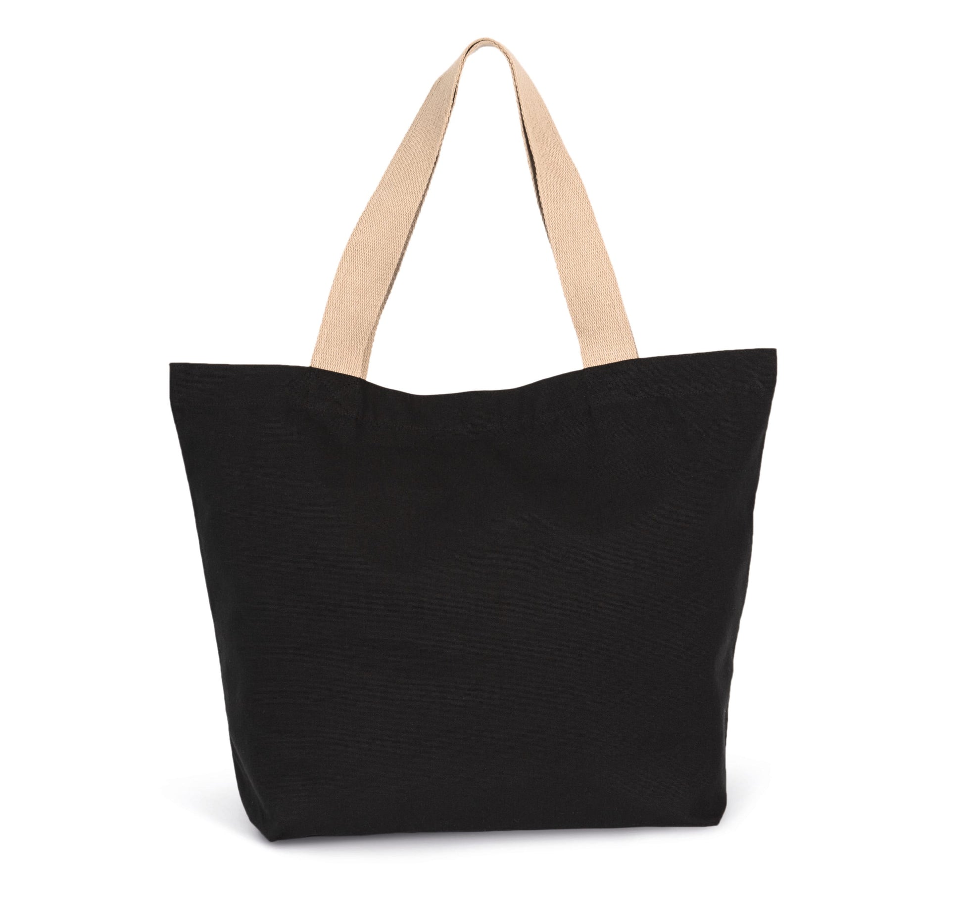 Bolsa shopper reciclada grande con fuelle en el fondo
