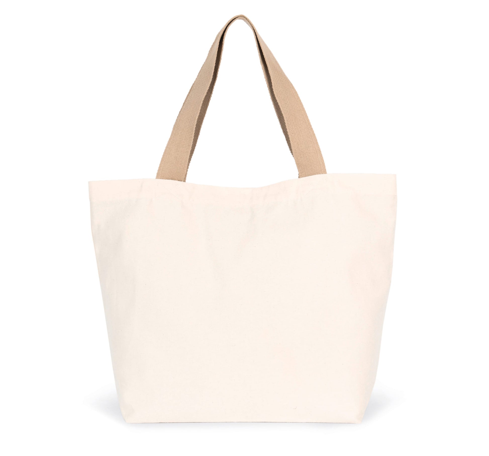 Bolsa shopper reciclada grande con fuelle en el fondo