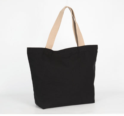 Bolsa shopper reciclada grande con fuelle en el fondo