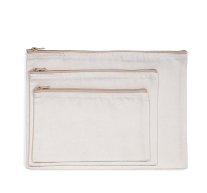 Estuche reciclado con cremallera