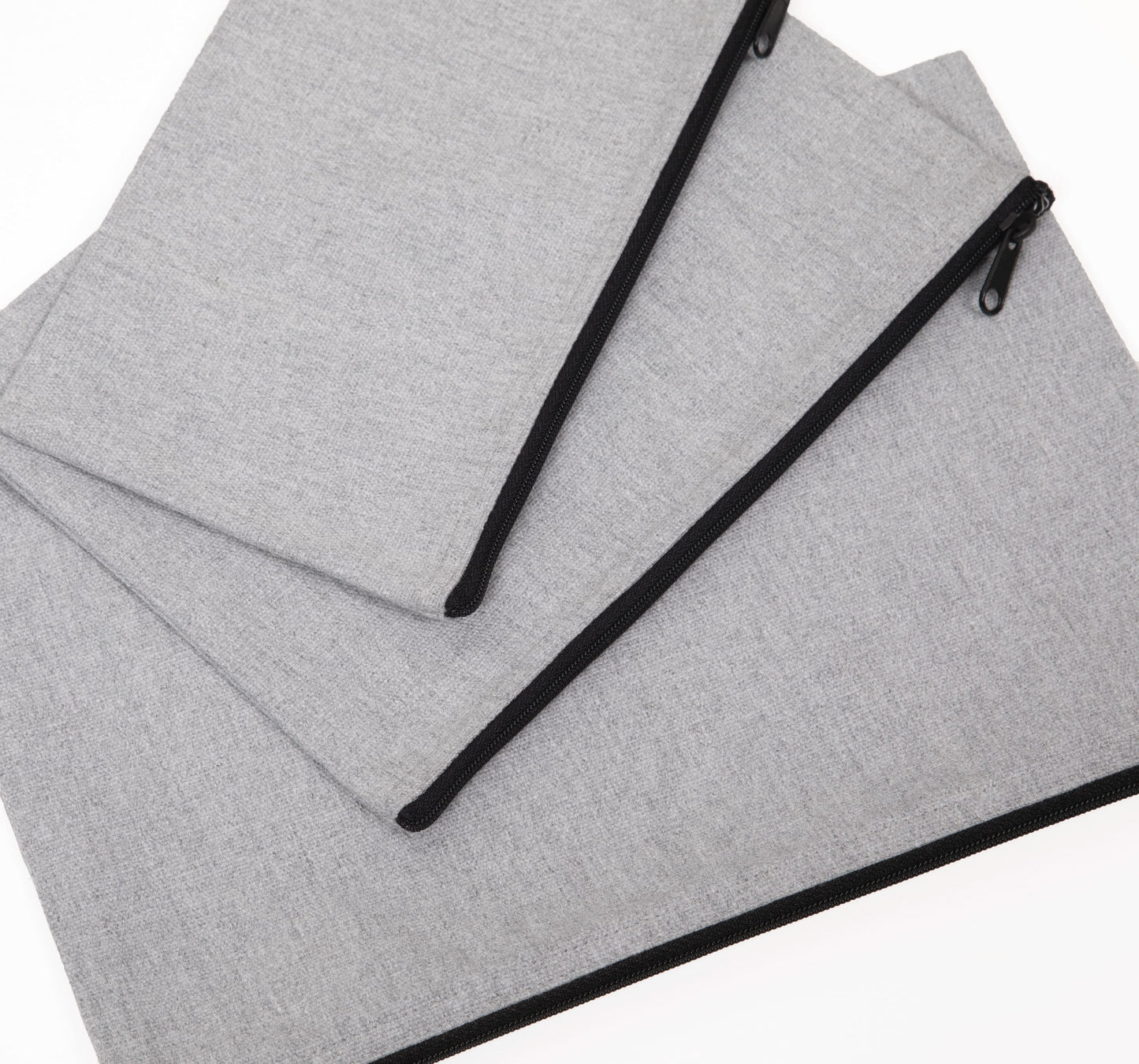 Estuche reciclado con cremallera