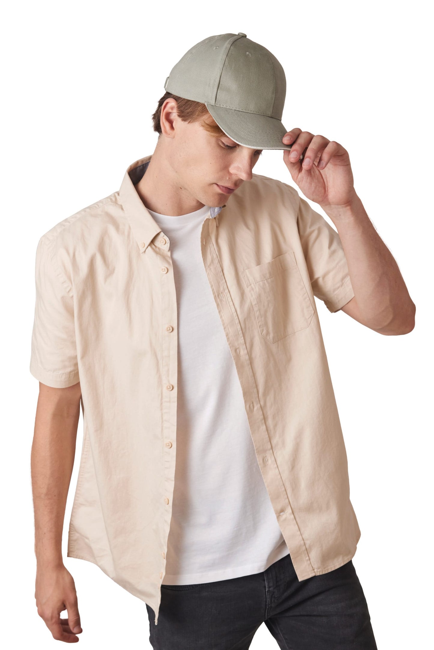 Gorra algodón orgánico con sándwich contrastado - 6 paneles