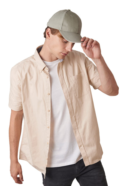 Gorra algodón orgánico con sándwich contrastado - 6 paneles
