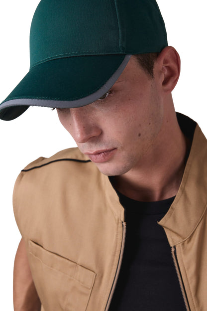 Gorra de 5 paneles de poliéster