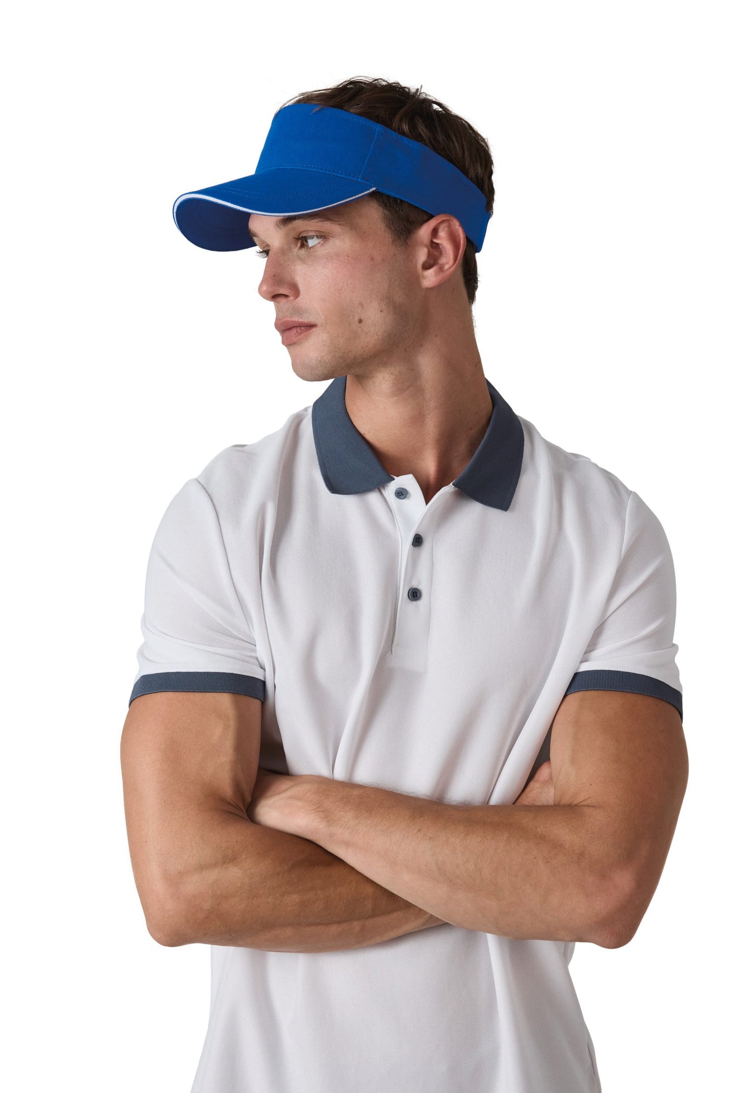 Visera deportiva de algodón