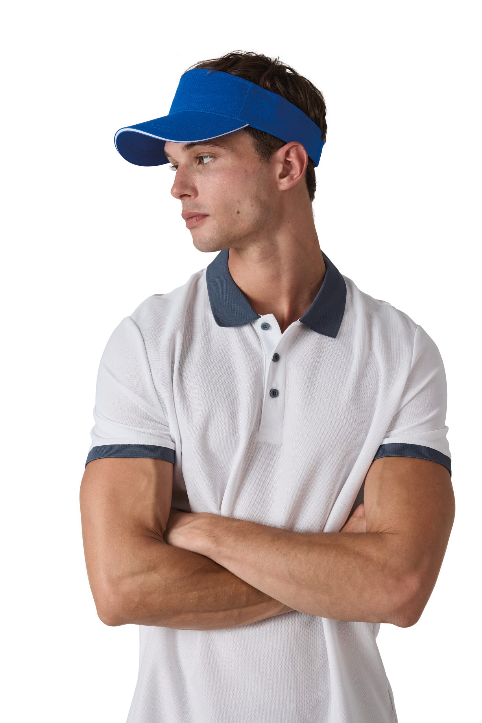 Visera deportiva de algodón