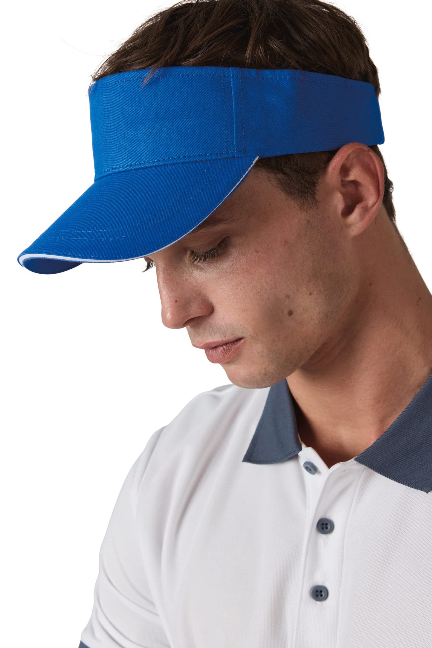 Visera deportiva de algodón