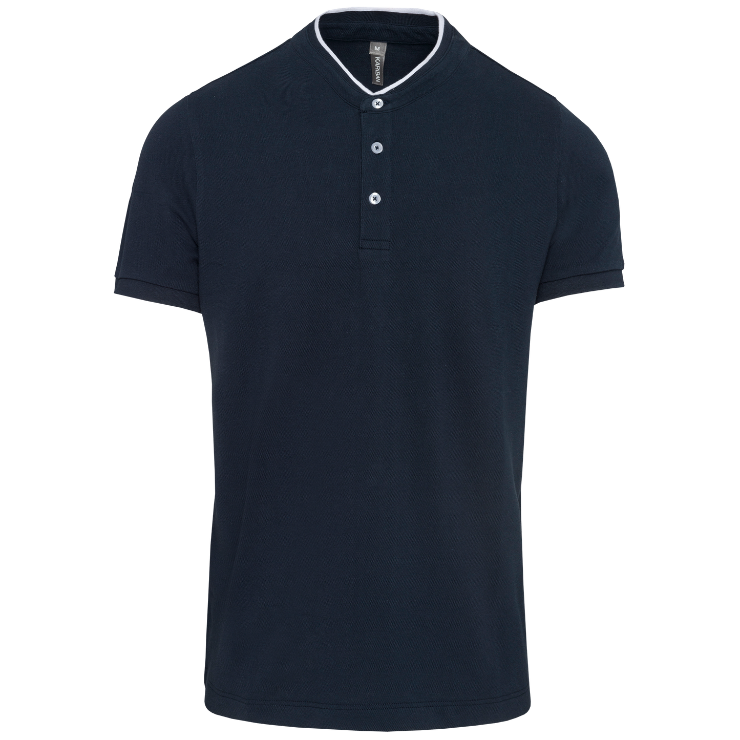 Polo con cuello mao manga corta hombre - k223