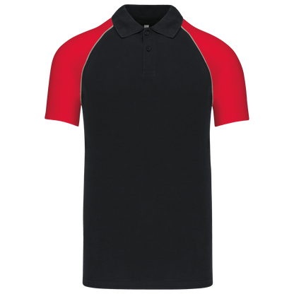 POLO BASEBALL MANGA CORTA - K226