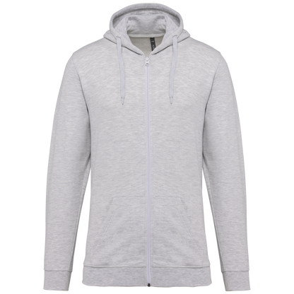 SUDADERA CAPUCHA Y CREMALLERA UNISEX - K479