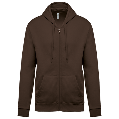 SUDADERA CAPUCHA Y CREMALLERA UNISEX - K479