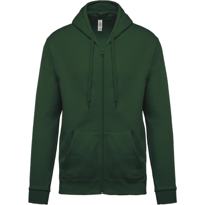 SUDADERA CAPUCHA Y CREMALLERA UNISEX - K479