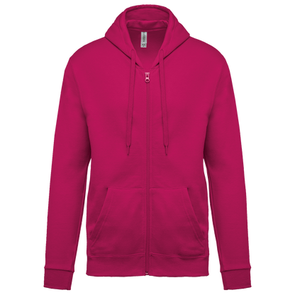 SUDADERA CAPUCHA Y CREMALLERA UNISEX - K479