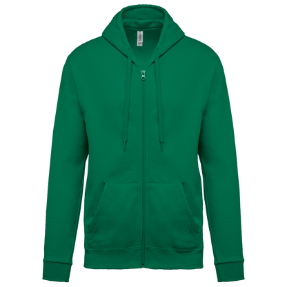 SUDADERA CAPUCHA Y CREMALLERA UNISEX - K479
