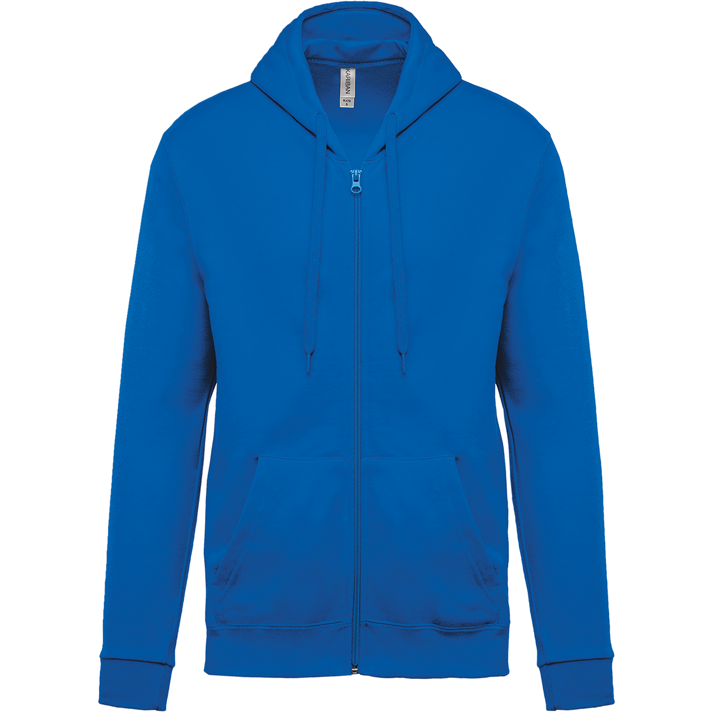 SUDADERA CAPUCHA Y CREMALLERA UNISEX - K479