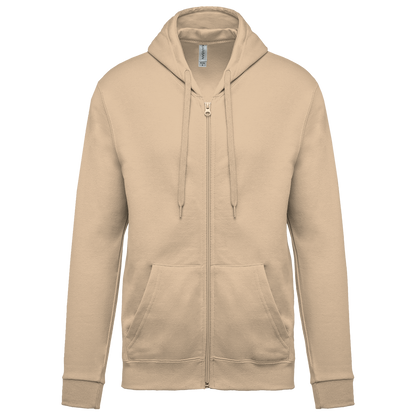 SUDADERA CAPUCHA Y CREMALLERA UNISEX - K479