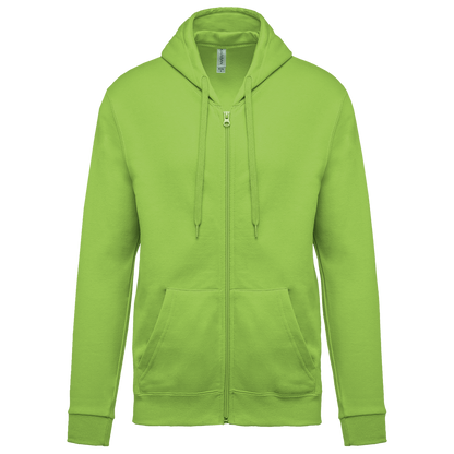 SUDADERA CAPUCHA Y CREMALLERA UNISEX - K479