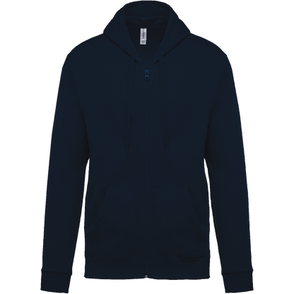 SUDADERA CAPUCHA Y CREMALLERA UNISEX - K479
