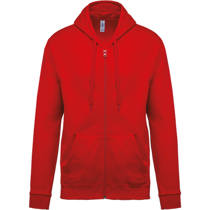 SUDADERA CAPUCHA Y CREMALLERA UNISEX - K479