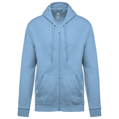SUDADERA CAPUCHA Y CREMALLERA UNISEX - K479