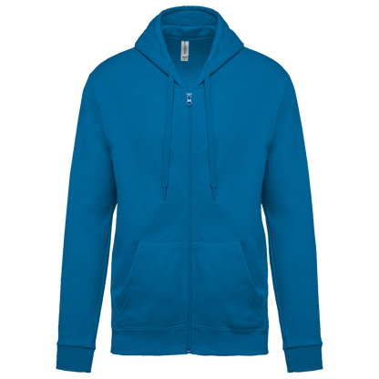 SUDADERA CAPUCHA Y CREMALLERA UNISEX - K479