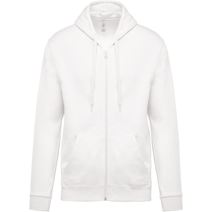 SUDADERA CAPUCHA Y CREMALLERA UNISEX - K479