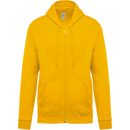 SUDADERA CAPUCHA Y CREMALLERA UNISEX - K479