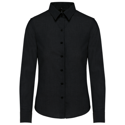 CAMISA OXFORD MANGA LARGA MUJER - K534