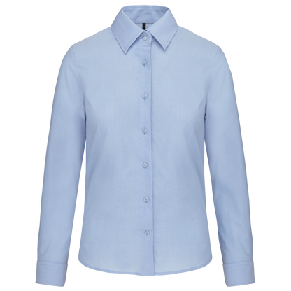 CAMISA OXFORD MANGA LARGA MUJER - K534