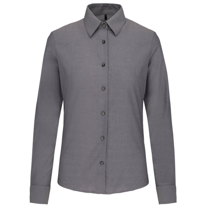 CAMISA OXFORD MANGA LARGA MUJER - K534