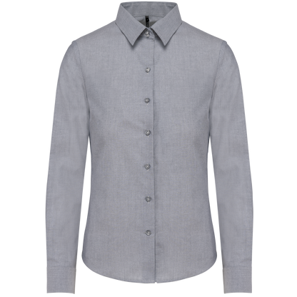CAMISA OXFORD MANGA LARGA MUJER - K534