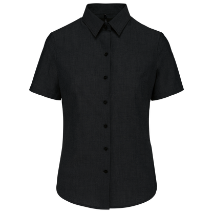 CAMISA OXFORD MANGA CORTA MUJER - K536