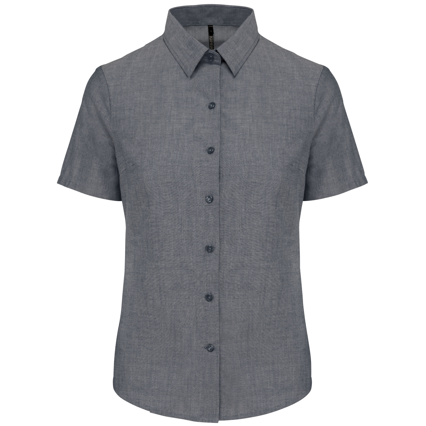 CAMISA OXFORD MANGA CORTA MUJER - K536