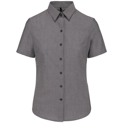 CAMISA OXFORD MANGA CORTA MUJER - K536