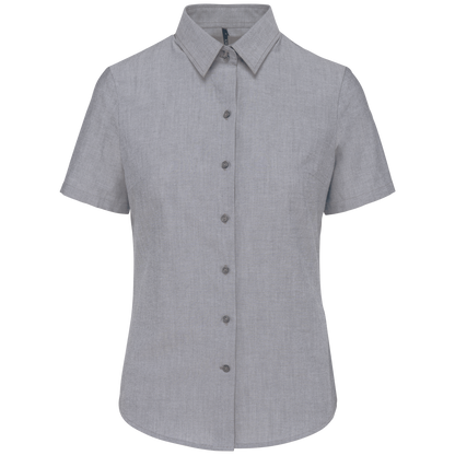 CAMISA OXFORD MANGA CORTA MUJER - K536