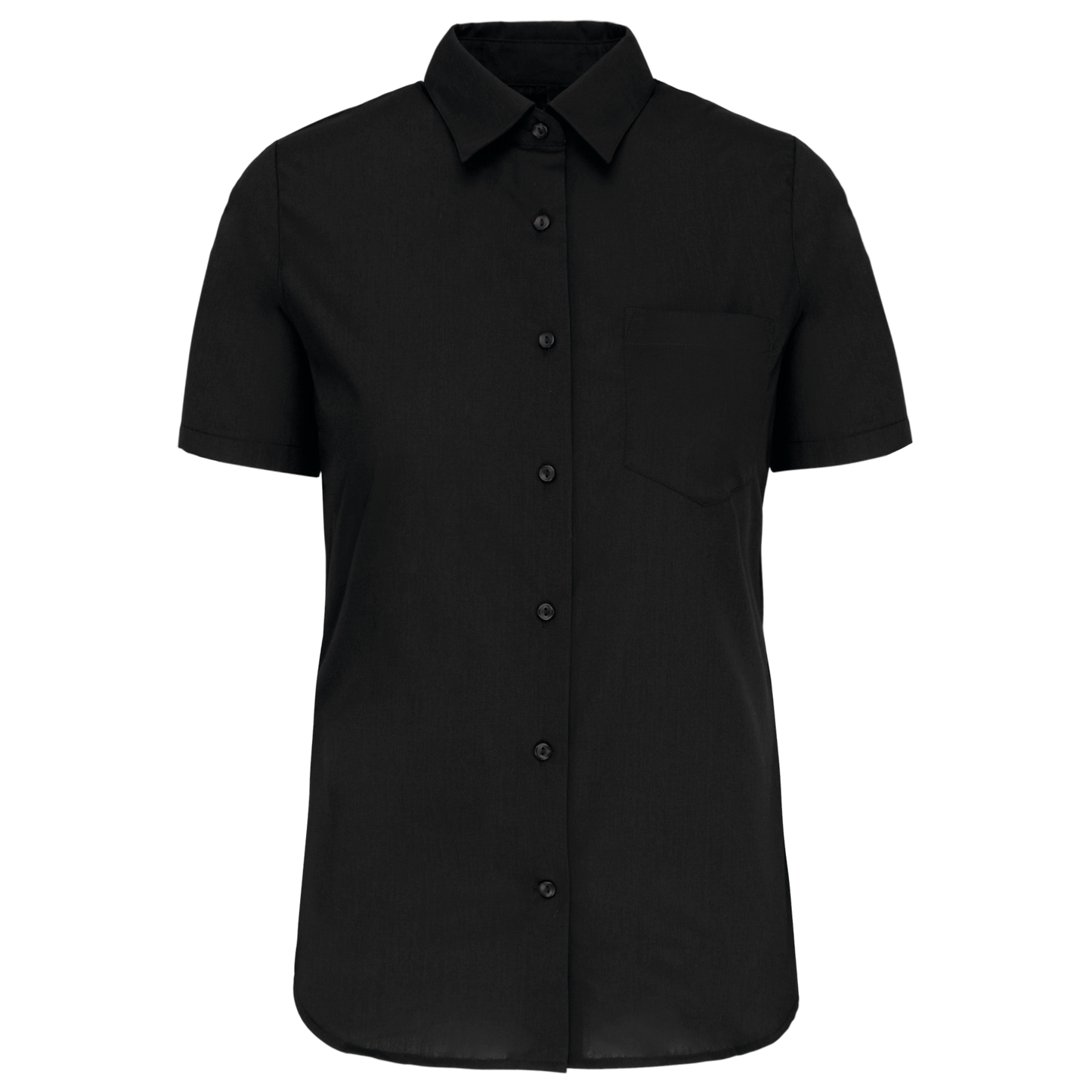 CAMISA POPELINA MANGA CORTA MUJER -K544