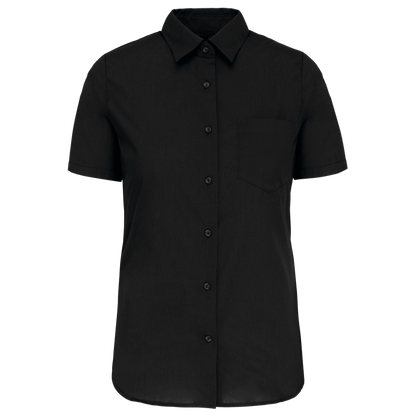 CAMISA POPELINA MANGA CORTA MUJER -K544