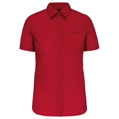 CAMISA POPELINA MANGA CORTA MUJER -K544