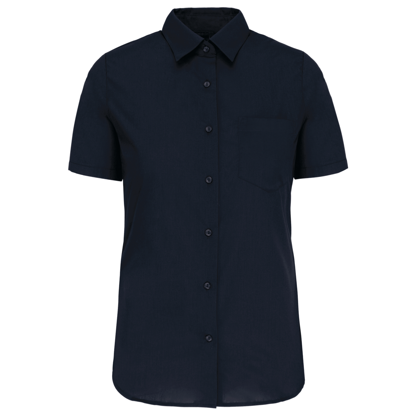 CAMISA POPELINA MANGA CORTA MUJER -K544