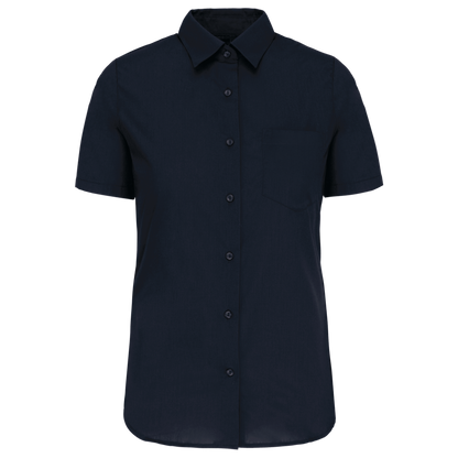 CAMISA POPELINA MANGA CORTA MUJER -K544